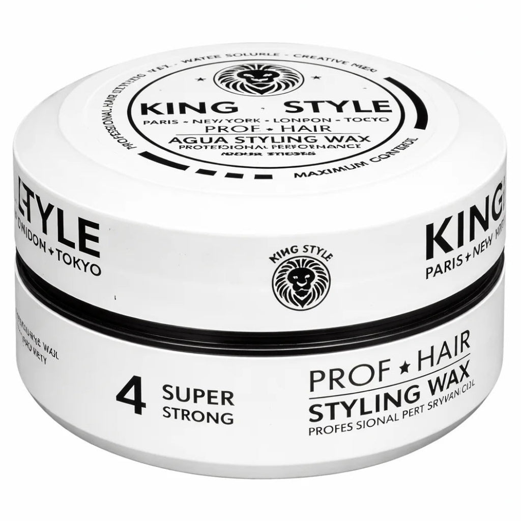 King Style Prof Hair Styling Wax No.4 Super Strong 150ml