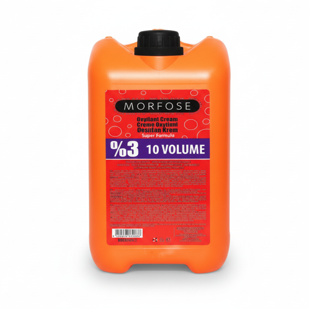 Morfose oxidatiecrème 3 procent 10 Volume oranje jerrycan 5 liter zonder extra stempel