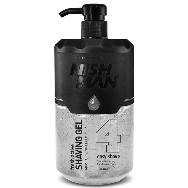 Nishman Fresh Active Shaving Gel No.4 Easy Shave 1000ml