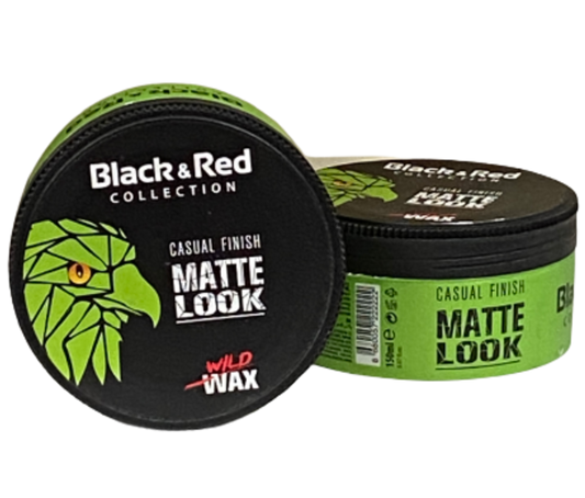 Black & Red Matte Look Wild Wax 150 ml