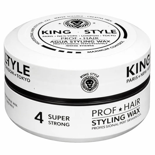 King Style Prof Hair Styling Wax No.4 Super Strong 150ml
