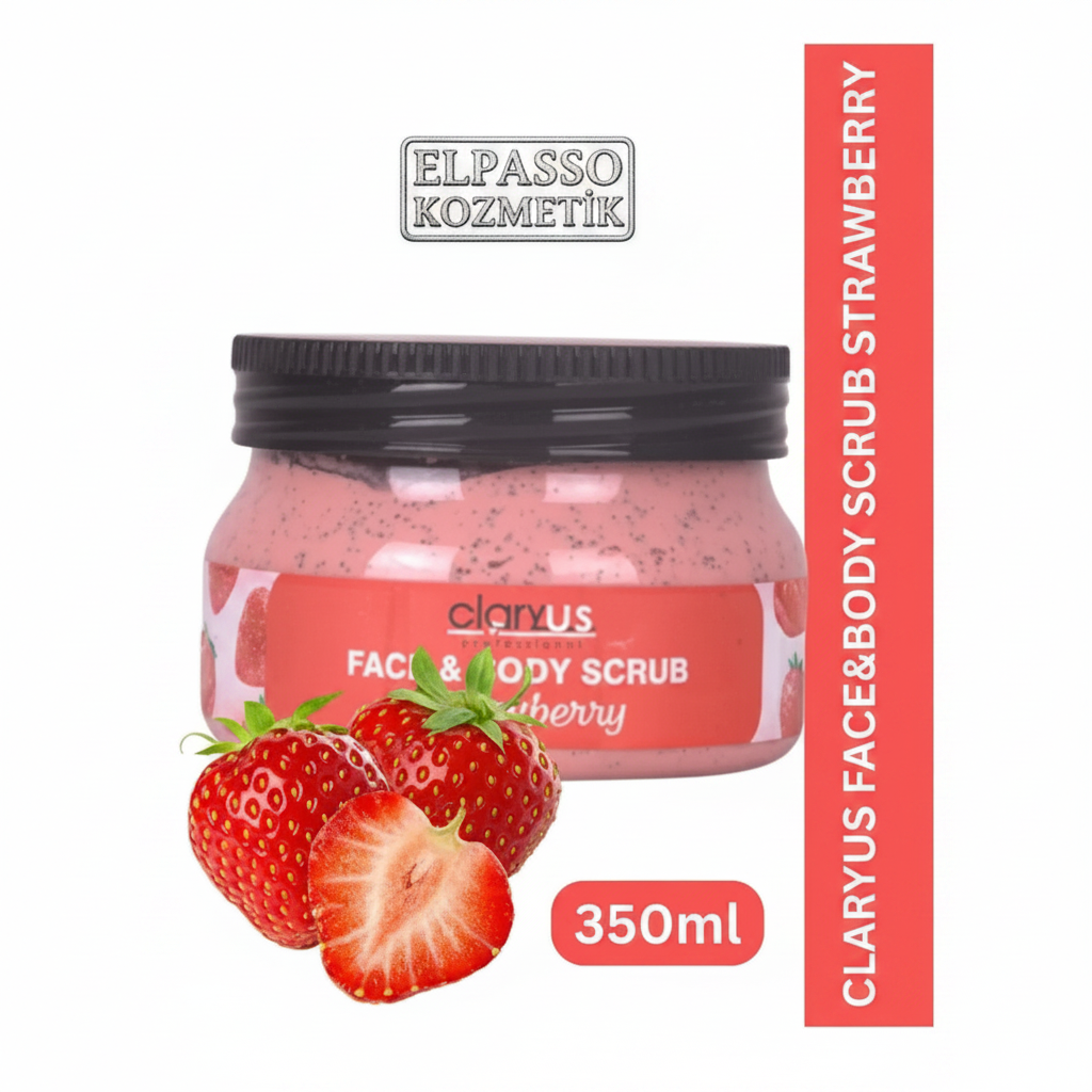 Claryus Face & Body Scrub Strawberry 350ml