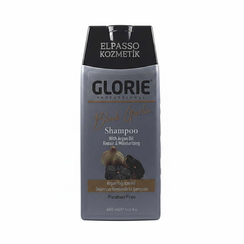 Glorie Black Garlic Shampoo - Kapak Damgalı