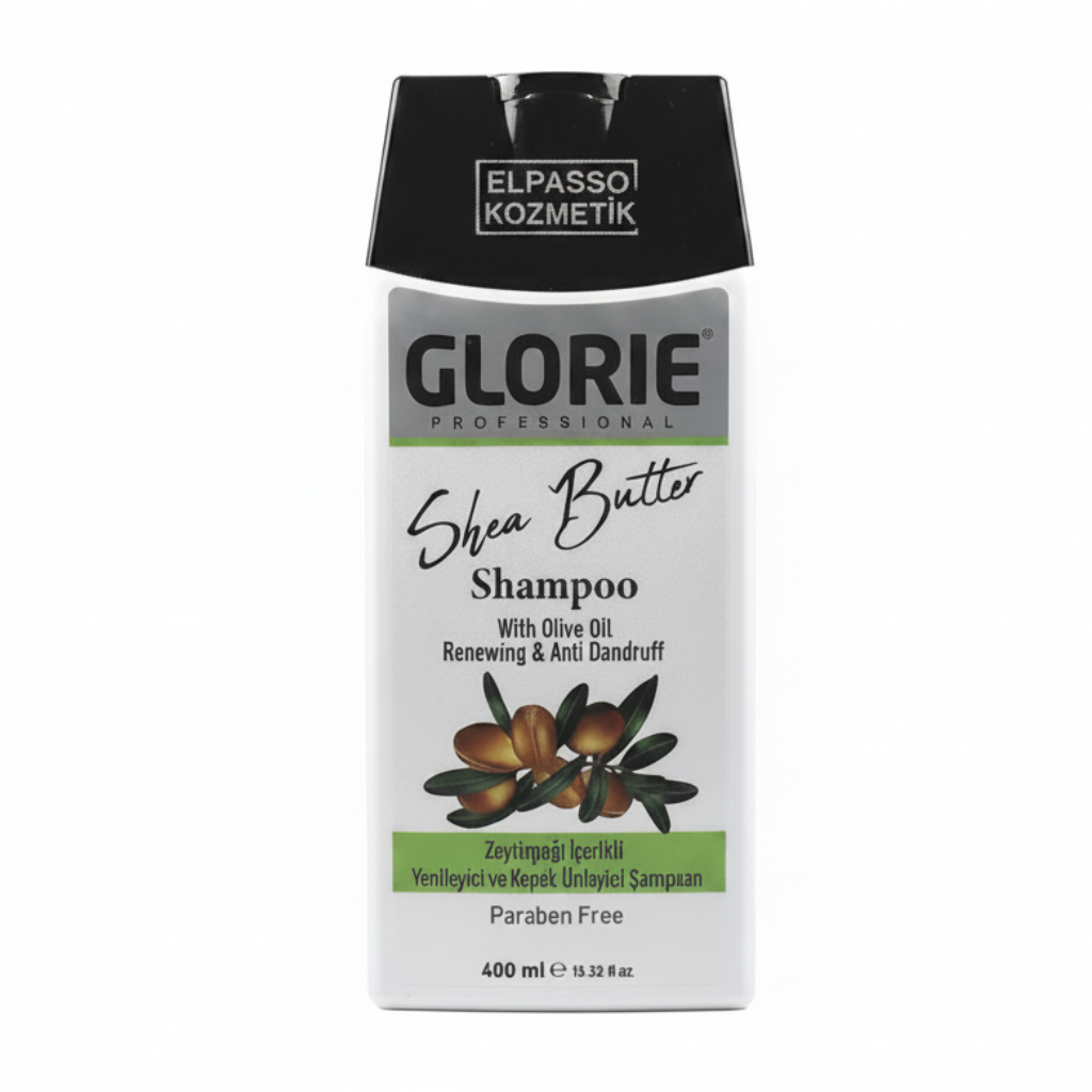 Glorie Shea Butter Shampoo - Beyaz Arka Plan