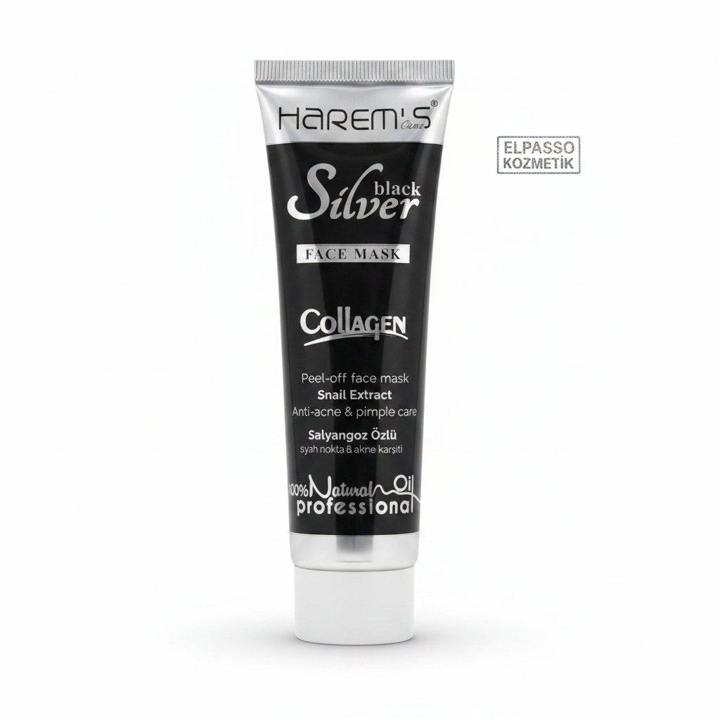 Harem's Black Silver Mask - Orijinal Referans Tüp