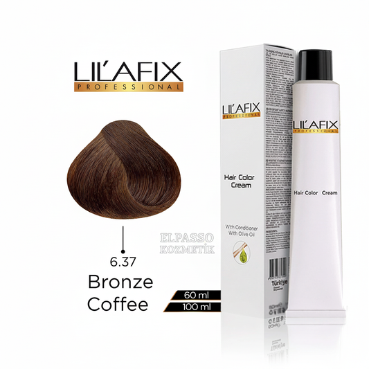 Lilafix Professional Hair Color Cream 6.37 Bronze Coffee 100ml