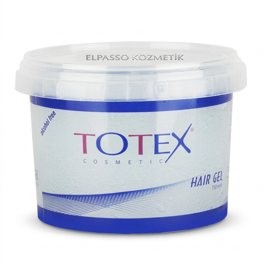 Totex Hair Gel 750ml met witte deksel en blauwe verpakking