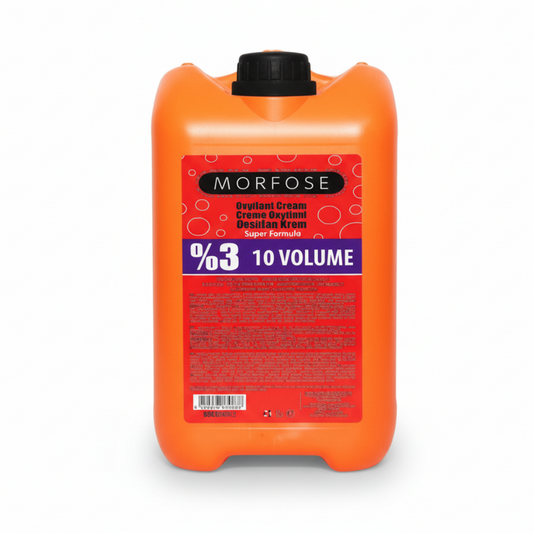 Morfose oxidatiecrème 3 procent 10 Volume oranje jerrycan 5 liter zonder extra stempel