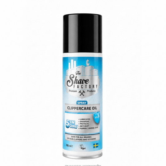 The Shave Factory Clippercare Oil Spray 5in1 200ml