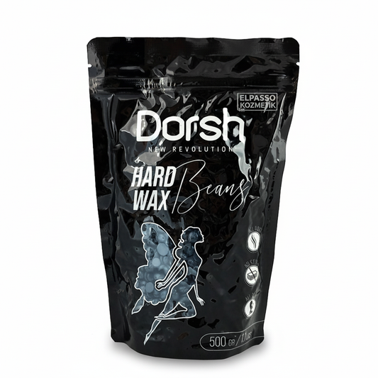 Dorsh Hard Wax Beans Platinum zwarte hersluitbare zak 500 g