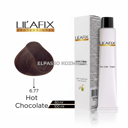Lilafix Professional Hair Color Cream 6.77 Hot Chocolate 100ml