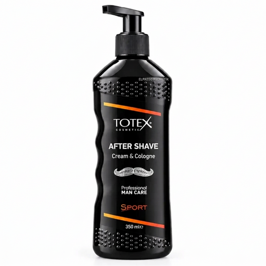Totex After Shave Cream & Cologne Sport 350 ml zwarte pompflacon