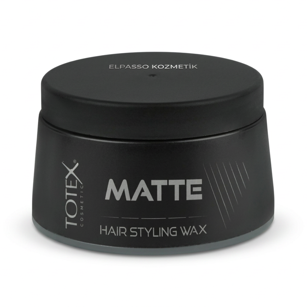 Totex Matte Hair Styling Wax 150 ml zwarte pot