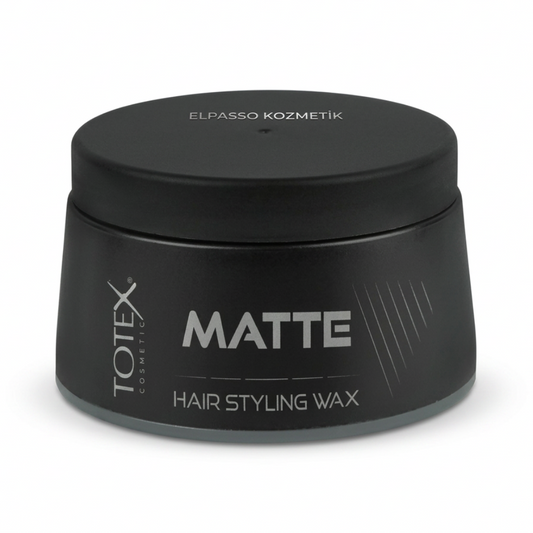 Totex Matte Hair Styling Wax 150 ml zwarte pot