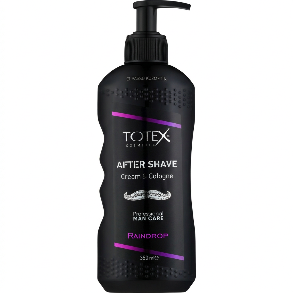 Totex After Shave Cream & Cologne Raindrop 350 ml zwarte pompflacon