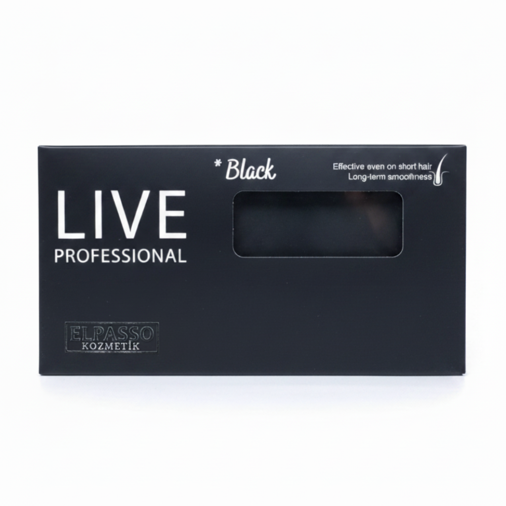 Live Professional Hard Wax Black - ELPASSO Damgalı