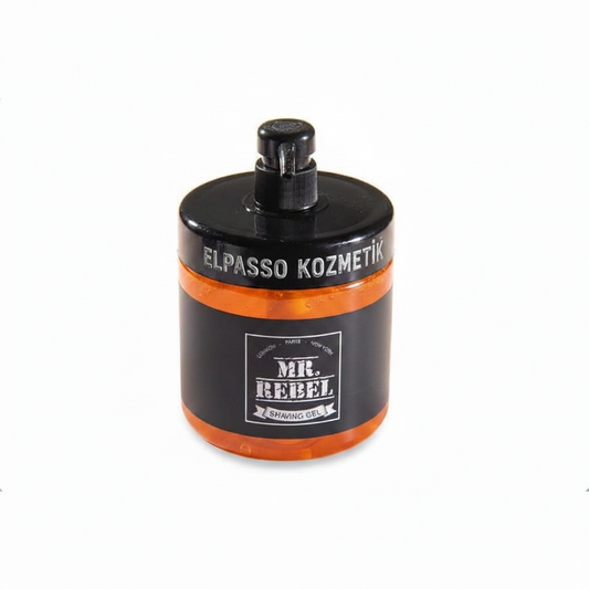Mr. Rebel Shaving Gel - Kapak Ön Yüz Damga
