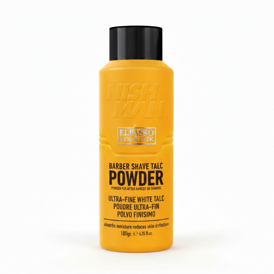Nishman Barber Shave Talc Powder - ELPASSO KOZMETİK Damgalı