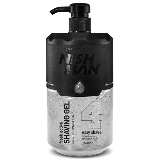 Nishman Fresh Active Shaving Gel No.4 Easy Shave 1000ml