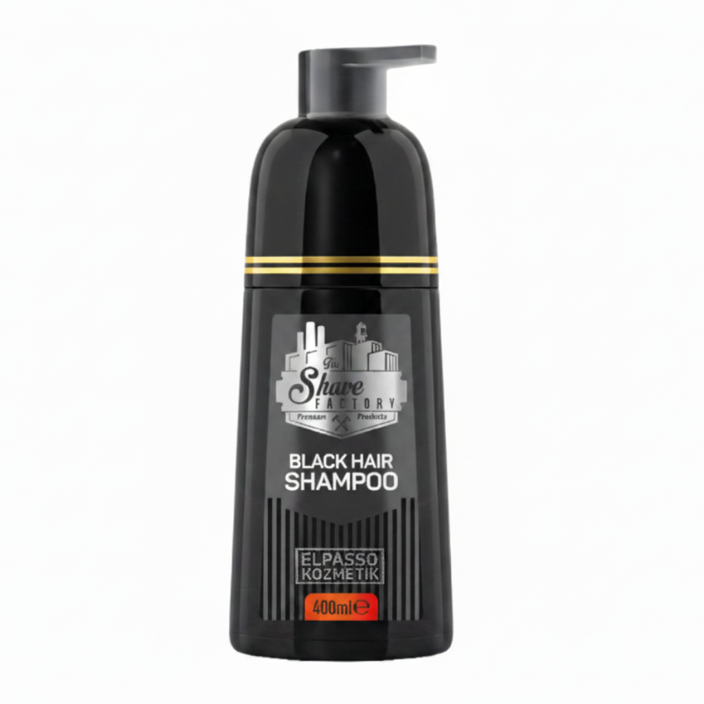 The Shave Factory Black Hair Shampoo 400ml - Damgalı